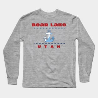 Bear Lake Utah Anchor Long Sleeve T-Shirt